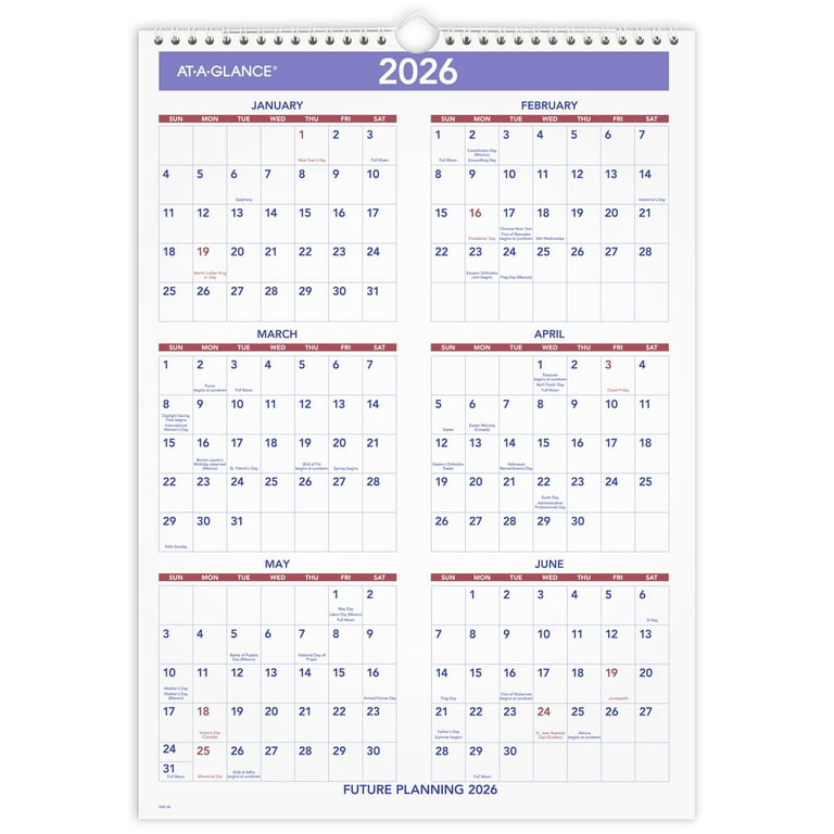 AT-A-GLANCE 2025 Monthly Wall Calendar Medium 12 x 17 - Monthly Wall Calendars - Walmart.com at-a-glance-2025-monthly-wall-calendar-medium-12-x-17-monthly-wall-calendars-walmart-com