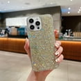 thumbnail image 2 of SaniMore Case for iPhone 15 Pro (6.1" 2023), Glitter Bling Backplane for Girls Women Luxury Fashion Shockproof Anti-drop Slim Lightweight Shell for iPhone 15 Pro 6.1" 2023, Gold, 2 of 9