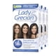 thumbnail image 1 of Grecian Lady Grecian 5, Tinte Colorante en Shampoo, Cubre las Canas, Cabello Maltratado, Castaño a Negro, 3 pack 120ml cada, 1 of 7
