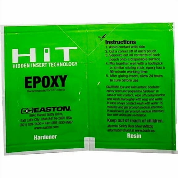 Easton HIT Epoxy Adhesive Pouch 3 pk.
