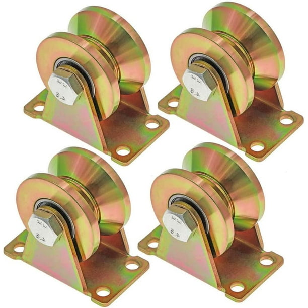 VGroove Track Wheel 50mm Heavy Duty Sliding Gate Track Roller with