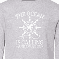 thumbnail image 4 of Inktastic Ocean is Calling Cute Nautical Octopus Long Sleeve Youth T-Shirt, 4 of 5
