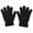 Black, variant on Plush Surface Full Finger Gloves, Soft Fuzzy Thermal Winter Gloves, Warm Five-Finger Design for Student Cycling, Daily Commute and Outdoor Cold Weather Protection White