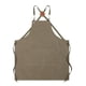 thumbnail image 1 of Delantales de chef Dinheiro para hombres y mujeres con bolsillos grandes, delantal de trabajo ajustable con espalda cruzada de lona, delantal de cocina, 1 of 5