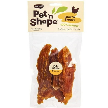 Pet n Shape Chik n Breast Dog Treats [Dog, Treats Packaged] 4 oz