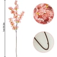 thumbnail image 3 of 4Pcs Artificial Cherry Blossom Flower, Silk Peach Flowers Fake Plants Arrangement for DIY Garden Home Wedding Party Decor Pink, 3 of 4