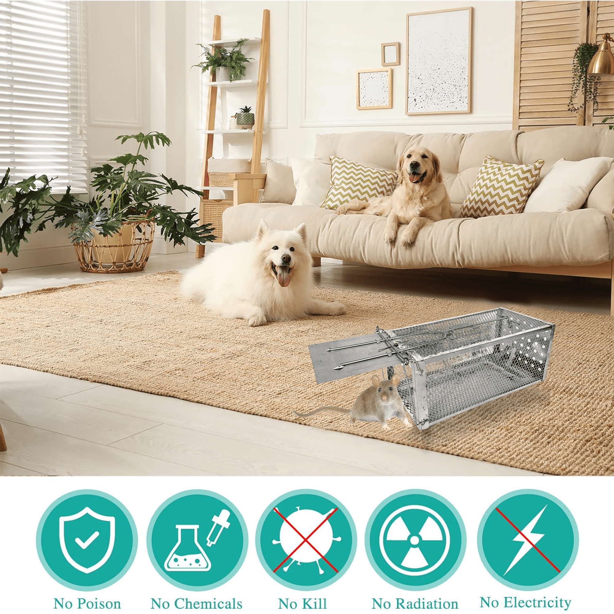 Reusable traps, walkways, suitable for home interiors