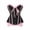 Pink #10, variant on Women Vintage Retro Lace Up Bustier Waist Cincher Overbust Corset Top White L