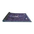 thumbnail image 2 of Ahgly Company Indoor Square Animal Blue Traditional Area Rugs, 3' Square, 2 of 4