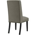 thumbnail image 2 of Modern Contemporary Urban Design Dining Kitchen Room Side Chair, Set of Four, Fabric, Grey Gray, 2 of 4