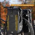 thumbnail image 4 of Expandable Bike Rear Seats Bag Riding Storage Bag Large Capacity Rack Seats Trunk Bags Travel Luggage Handbag Cycling Bag, 4 of 6
