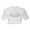 White1, variant on Timegard Womens Plus Size Tops Ruffle Lace V Neck 1/2 Sleeve Cropped Slim Tops Tee Summer Fashion