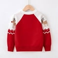 thumbnail image 4 of SYNPOS Toddler Kids Baby Girl Sweater, Cute Elk Print Christmas Sweaters Pullover Sweatshirt Top Fall Winter Clothes 2-7 Years, 4 of 6