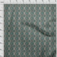thumbnail image 3 of oneOone Cotton Poplin Fabric Leaves & Floral Block Print Fabric BTY 42 Inch Wide, 3 of 4