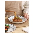 thumbnail image 4 of Japanese Style Underglaze Ceramic Plate Set, Dinner & Salad Plates for Breakfast Western Food Fruit, Durable Tableware for Home Kitchen Daily Use, 4 of 6