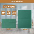 100 Packs White Blank Note Cards and Envelopes 4.25 x 5.5 Multicolor,4 ...