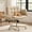 Cream, variant on TMV Criss Cross Chair with Wheels & Armrests, Comfy Wide Vanity Chair, PU Leather Cross Legged Desk Chair, Height Adjustable Computer Office Desk Chairs for Home＆Makeup＆Bedroom，Cream
