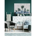 thumbnail image 5 of Marmont Hill Blue and White Succulent Pots Canvas Wall Art, 12" x 18", 5 of 7