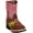Tang, variant on Infant Toddler Girls Western Embroidered Heart Floral Detailed Leather Boot