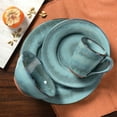 thumbnail image 5 of Sango Toren Denim Stoneware Dinnerware Set, 16-piece, Blue, 5 of 9