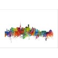 thumbnail image 2 of Art.com Beijing China Skyline Stretched Canvas Print Wall Art by Michael Tompsett, 18" x 12", 2 of 4