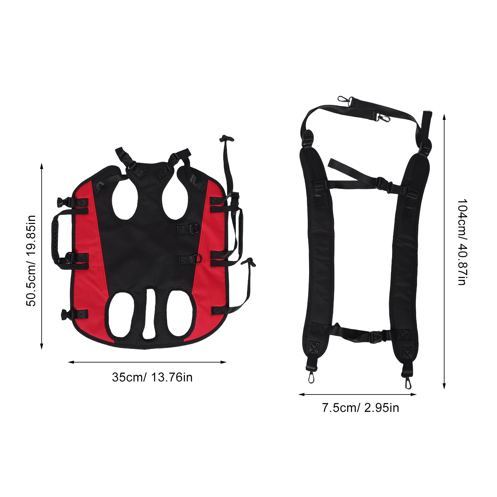 Supvox Lightweight Dog Hiking Backpack with Double Shoulder Straps, Breathable Mesh Design for Outdoor Walking and Adventure Trips