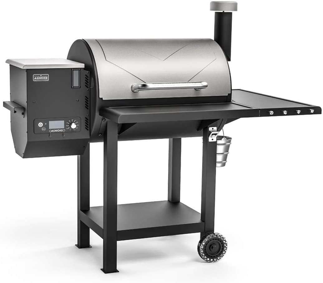 465 sq in Cooking Area PID Control Temperature 180℉ to 500 ℉,40lbs Applewood pellets 8 in 1 Outdoor BBQ Cooker ASMOKE AS500N-1 Electric Wood Fired Pellet Grill and Smoker Tahoe Blue Pack of 6 Summer Best value BBQ Kit,Safe Certification