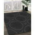 thumbnail image 3 of Ahgly Company Machine Washable Indoor Rectangle Transitional Midnight Gray Area Rugs, 2' x 4', 3 of 7