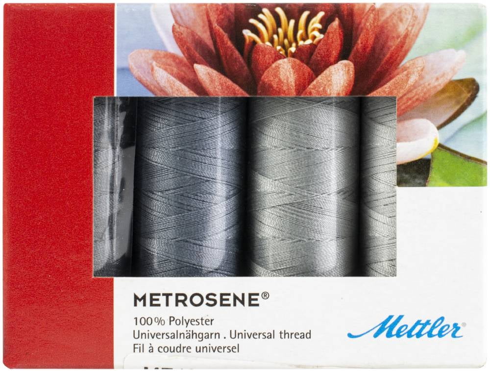 Mettler Metrosene Thread Kits 4/Pkg-Black & White 