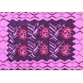 thumbnail image 1 of Ahgly Company Indoor Rectangle Abstract Purple Contemporary Area Rugs, 2' x 5', 1 of 4