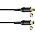 thumbnail image 5 of 3.5mm Plugs Extension Auxiliary 3.5 mm Male to Female Locking Nut Panel Mount Cable Threaded Fixing Connectors, 5 of 7