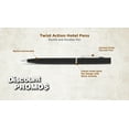 thumbnail image 3 of 10 Twist Action Hotel Pens Pack - Plastic, Black Ink - Black, 3 of 5