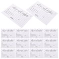 thumbnail image 1 of Phenofice 50 Pcs Cartes de Vœux de Mariage Blanches Inscriptibles pour Décoration de Banquet et Messages d'Invités, 1 of 6