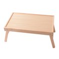thumbnail image 3 of FONDOTIN 1pc Wooden Tea Tray Desk Laptop Tray Table For Breakfast In Bed Portable Serving Table, 3 of 8