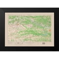 thumbnail image 2 of USGS 14x11 Black Modern Framed Museum Art Print Titled - Texarkana Texas Quad - USGS 1954, 2 of 5