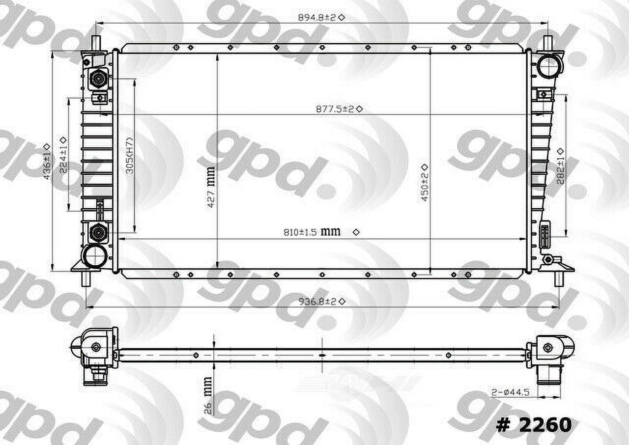 Radiator Fits select: 1999-2003 FORD F150, 2004 FORD F-150 HERITAGE