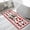Red, variant on Red Ladybugs Bathroom Rugs Non Slip Washable Bath Mat Absorbent Front Door Mat Modern Love Heart Black Checkered Plaid Indoor Doormat for Kitchen Entryway Shower Decor Accessories 15.7"x23.6"