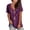 Multicolor, variant on Ladies 3D Glitter Printed Star V Neck Short Sleeved T Shirt Summer Fashion Clothing for Women