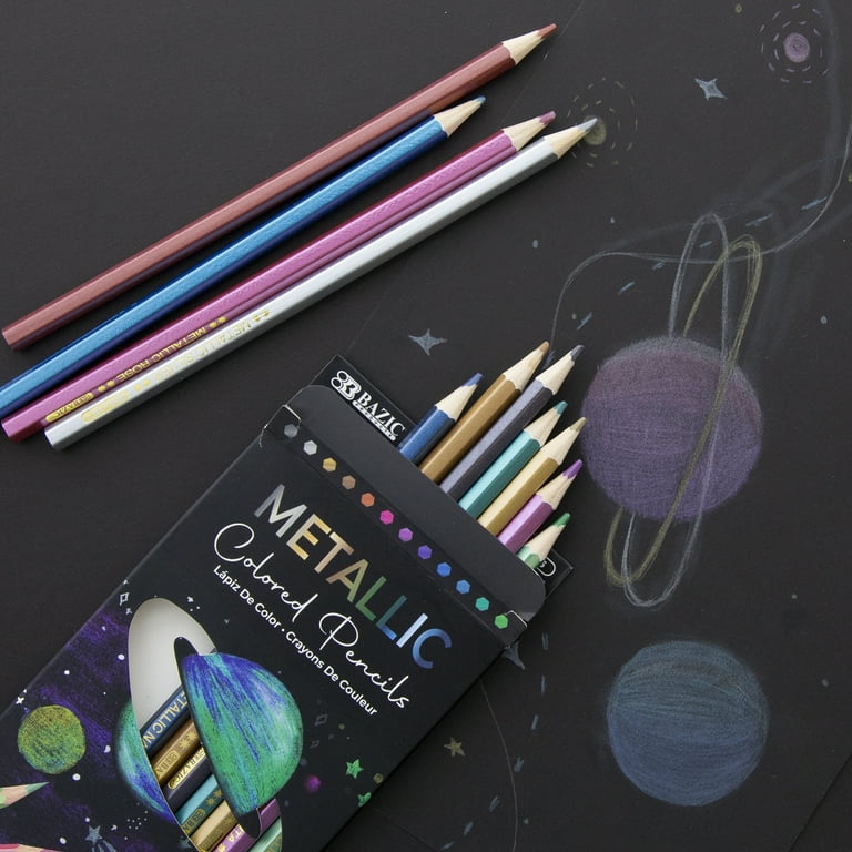 Metallic Colored Pencil Set (12 count)