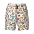 thumbnail image 4 of Lsque Mens Swim Trunks Cooking Utensils Pattern - Bathing Suit Compression Liner - Beach Swim Shorts Swimwear - (S-3XL) - Stretch Quick Dry -3X-Large, 4 of 9