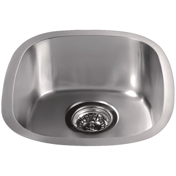 Dawn Kitchen & Bath 3237 13.5 in. L Undermount Bar Sink - 20 Gauge