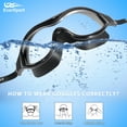 EverSport Swim Goggles for Adult Youth with Soft Silicone Gasket, Anti