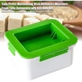 thumbnail image 2 of Prensa de Tofu, molde de plástico artesanal, transformación de soja, caja de drenaje de prensa elegante casera, caja de bandeja de cocina pequeña para el hogar, 2 of 7