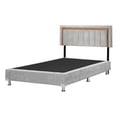 thumbnail image 2 of Box Base Cama Individual + Cabecera Ventur Trinity Gris Ash, 2 of 8