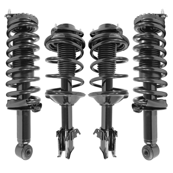 Unity Automotive Front & Rear Complete Strut Assembly Kit Fits 2000-2002 Subaru Legacy, 4-11851-15850-001