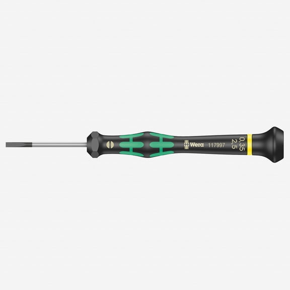 Wera 117997 2.5 x 40 mm Slotted Kraftform Micro Screwdriver