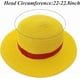 thumbnail image 4 of Memfish Straw Hat Anime Costume Caps Madelin Shank Hats Yellow Cosplay Strawhats with String Summer Beach Hats, 4 of 5