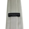 thumbnail image 4 of Solid Ivory X-Long Men's Necktie, 4 of 4