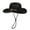 Black, variant on Foldable Cowboy Bowler Sun Hat - Lightweight UV Protection for Beach & Hiking