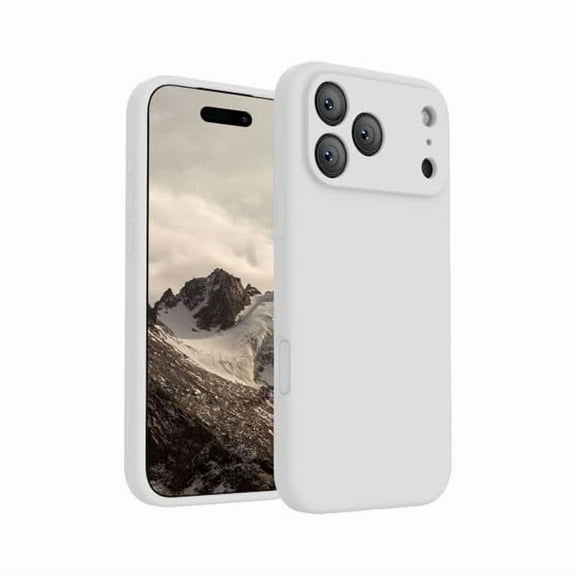 ZHU997 Magnetic for iPhone 17 Pro Max Case, Compatible with MagSafe, [Integrated Silicone Camera Control Button] [Camera Protection] Anti-Scratch Microfiber Lining Phone Case, 6.9", White